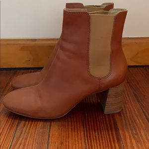 Ann Taylor leather booties